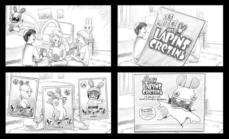 storyboard-tournage-lapins-cretins
