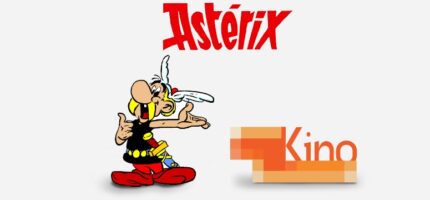 Giant Asterix on TV